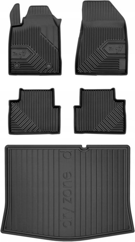 SET 77 Gummimatten und Matte ALFA ROMEO Giulietta HB 2010-2020