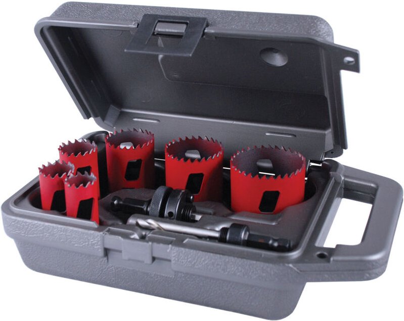 BIMETAL Bohrkern-Set KIT PLOT 8-teilig Morse MHS04P