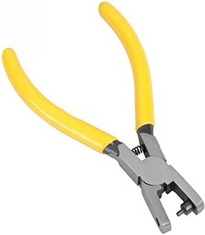 2 mm Lederarmband-Lochzange, Ösenzange, Lederhandwerkswerkzeug, Kerbzange, DIY-Reparaturwerkzeug