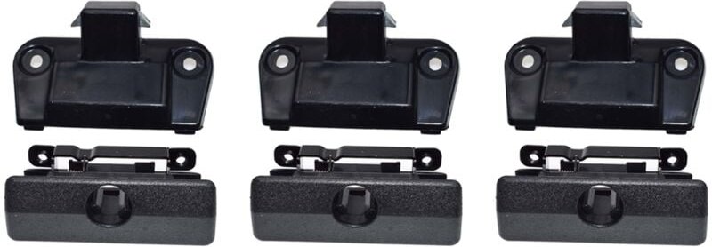 Tlily - 6x Oberer und Unterer Handschuhfachverschluss 51161946513 51161849472 für E30 E34 E23 Z3 E36 M3 M5 318I 325I 530...