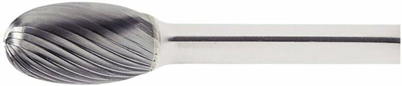 Lukas - HM-Frässtift Form e Tropfen Kopf ø 3 mm Länge 7 mm Zahnung 3