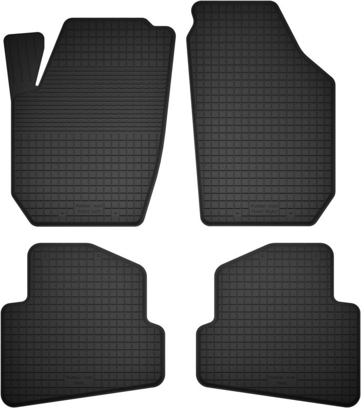 Gummi-Automatten, 4er-Set, Universalmodell: Seat Ibiza IV 6J Fließheck, ST, Kombi (2008-2017)