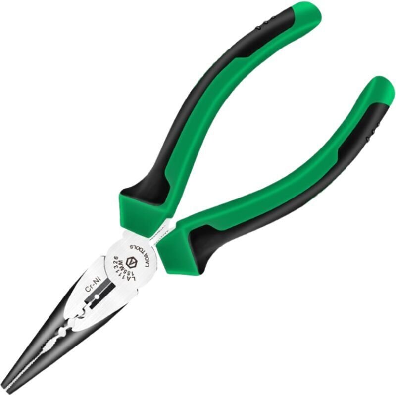 – Halbrundzange, Seitenschneider, Spitzzange 165,6 mm, Diagonaldraht, Seitenschneider