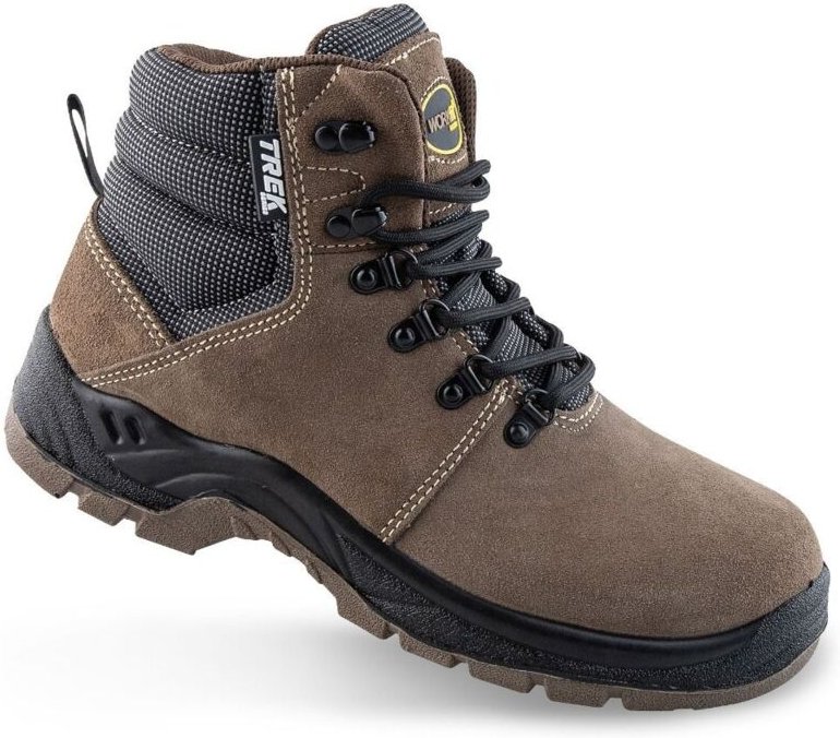 Trek-Landwirtschaftsstiefel (OB PL FO SR-Schutz) mit Stahlkappe und strapazierfähiger Sohle – Größe 47