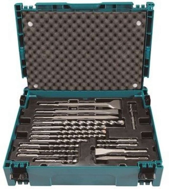 B-53877 Bohrer und Meißel Set SDS-Plus 17 tlg. + Makpac - Makita