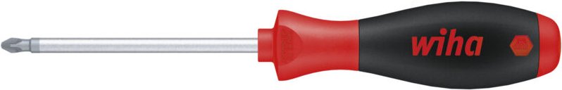 Wiha Schraubendreher SoftFinish® Pozidriv mit Rundklinge PZ0 x 60 mm (00768)