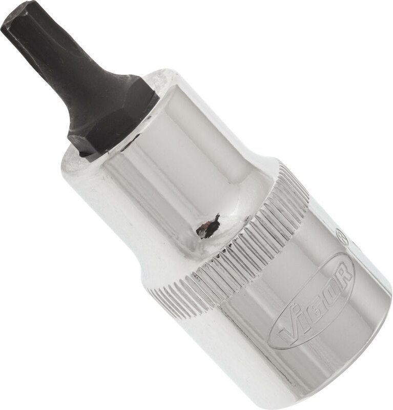 T Schraubendreher-Einsatz ∙ V2154 ∙ 1/2 Zoll (12,5 mm) Vierkant hohl ∙ Innen torx® Profil ∙ sw T30