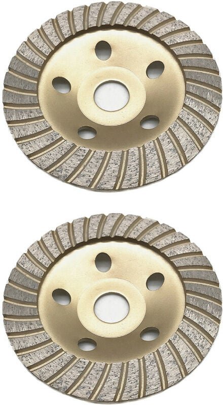 Trade-Shop Diamant Turbo Schleifteller ø 125mm 22,23mm Bohrung für Beton Estrich Kalksandstein Mauerwerk Naturstein Flie...