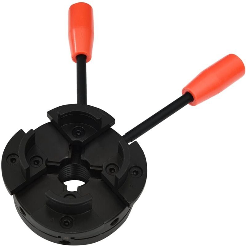 4-Backen-Drechselfutter mit M33 Aufnahme Stahl 100 mm Vidaxl