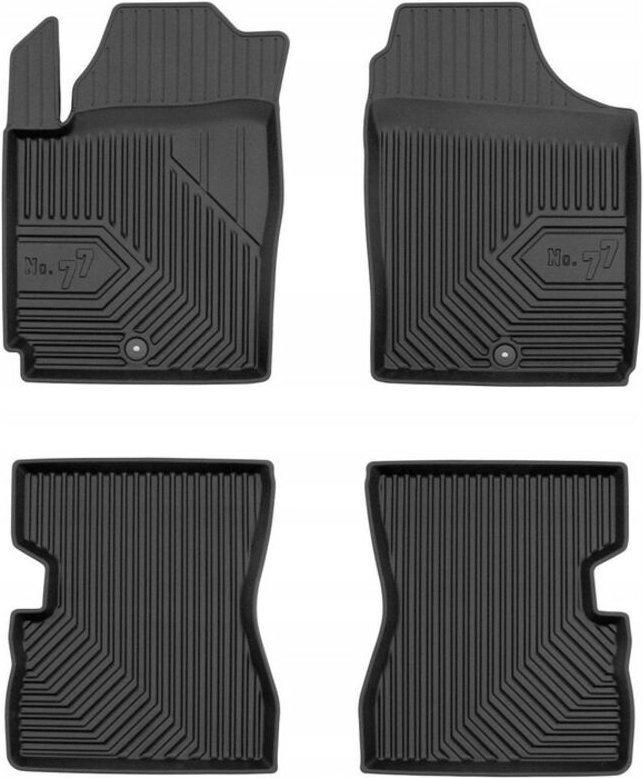 Gummimatten Kia Picanto 1 2003-2011 Kofferraum 77