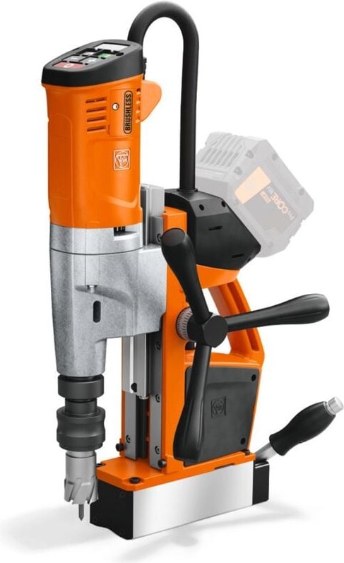 Akku-Universal-Magnet-Kernbohrmaschine bis 35 mm akbu 35 pmq as, incl. Zubehör, Kunststoffkoffer - Fein