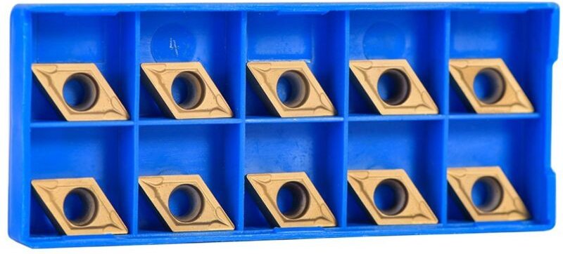 10 Stück cnc Hartmetallspitzen Einstze Klingenschneider Drehmaschine Drehwerkzeug mit Box - Eosnow
