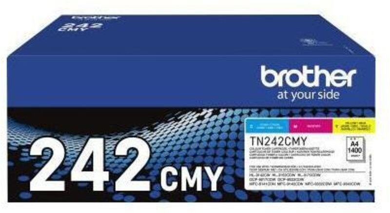 Toner Originalzubehör TN-242CMY ca. 3 x 1.400 Seiten cyan magenta gelb 3 St./Pack.