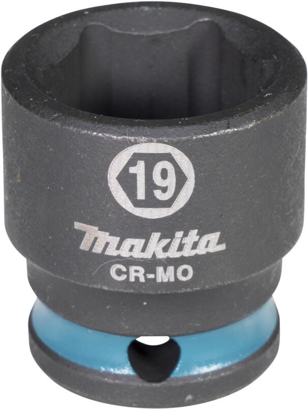E-16003 Steckschlüssel 3/8" SW19 Impact Black kurz - Makita