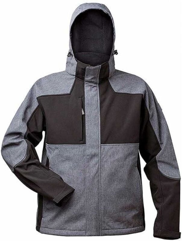 Softshelljacke Tau Gr.S, grau/schwarz