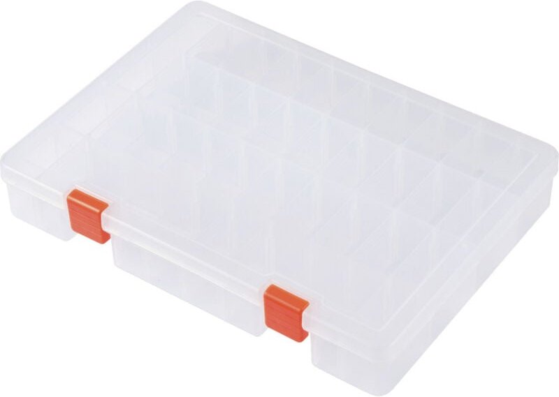 Tru Components - Sortimentskasten (l x b x h) 250 x 190 x 40 mm Anzahl Fächer: 36 variable Unterteilu
