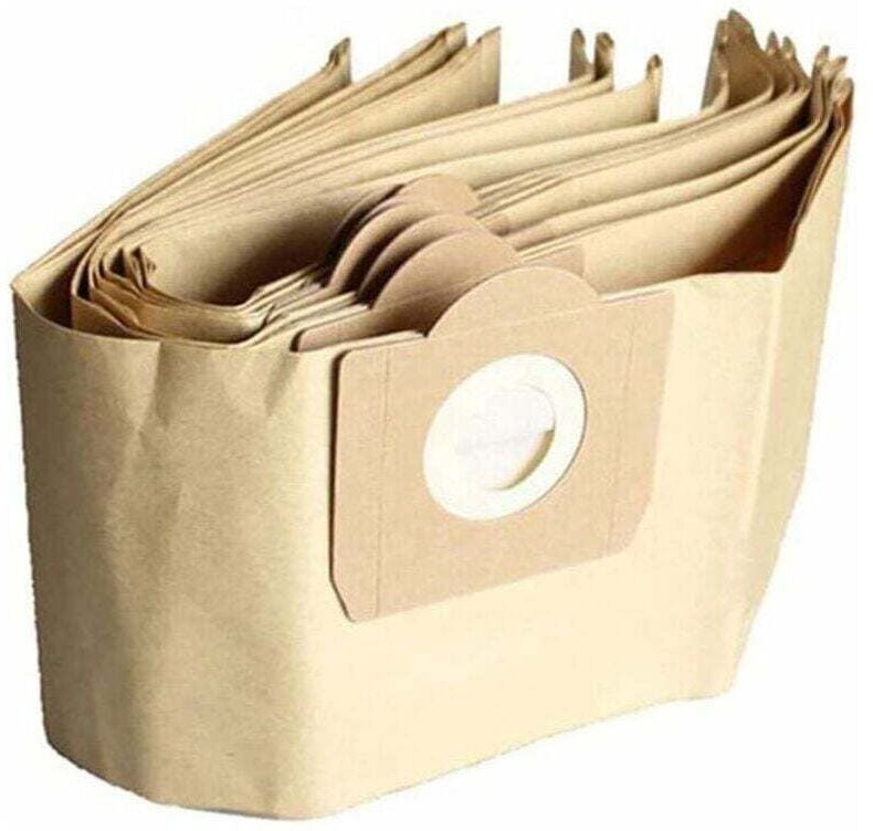 Staubsaugerbeutel für Kärcher WD3 Bodenstaubsauger, 5er-Pack, für die Modelle WD3, WD3 Premium, WD3200, WD3500P, A2204, ...