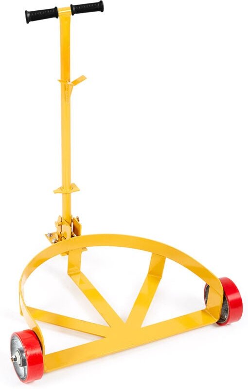 Mophorn - Fass-Transportkarre, 55 Gallonen, 1200 lbs Fassungsvermögen, runder Transportkarre aus Stahl, robuste, niedrig...