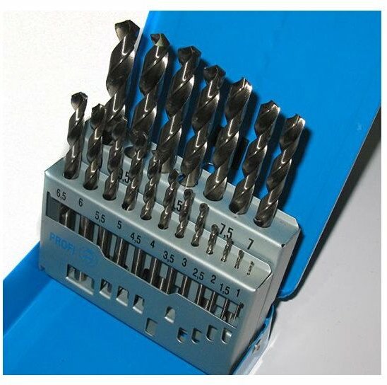 1 Stück hsco Spiralbohrersatz geschliffen 1 - 10 x 0.5