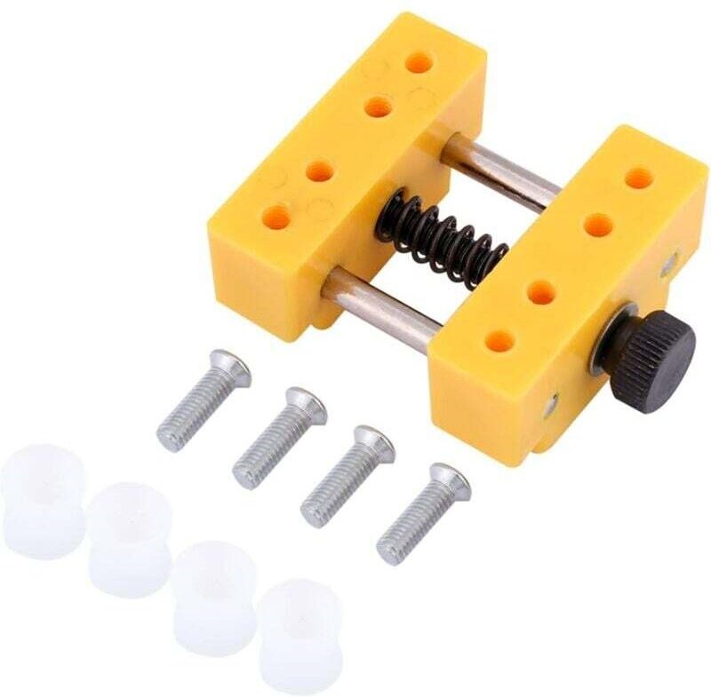 Tragbarer Bastel- und Reparaturschraubstock (10,0 × 9,0 × 4,0 cm) für Bohrmaschinen, Uhrmacherei und Schmuckherstellung