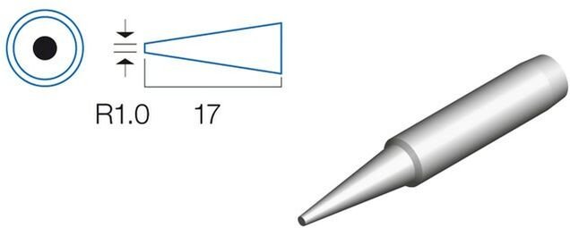 Lötkolbenspitze 1mm Rund PROSKIT