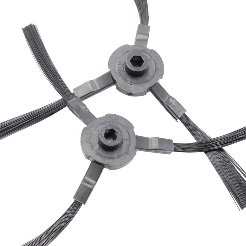 Vhbw - 2x Seitenbürste kompatibel mit Zaco A4, A4s, V5s, A6, V3, V5, V3s, V5s Pro, A6s Saugroboter - Reinigungsbürsten S...