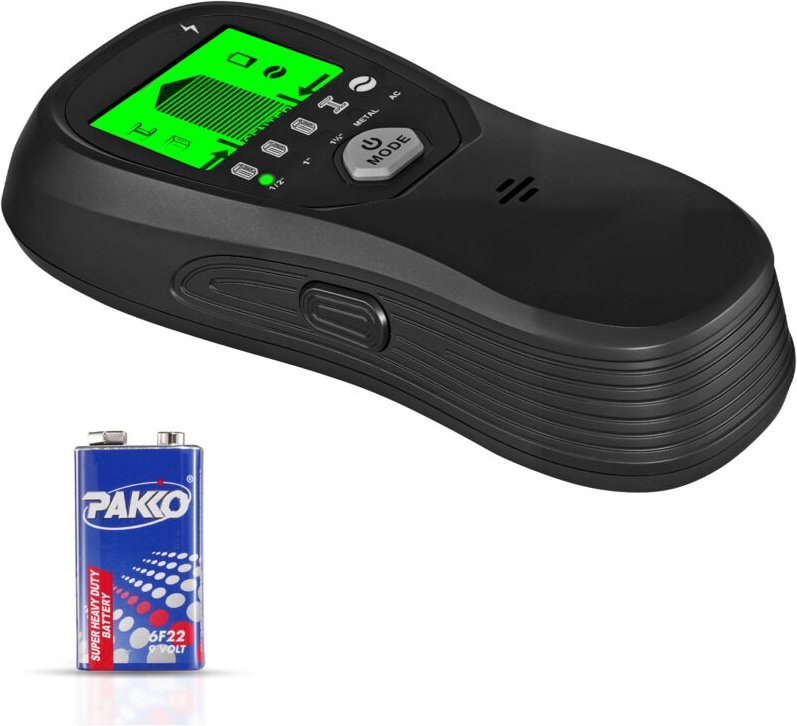 Mophorn Elektronischer 5-in-1 Wandscanner mit intelligentem Sensor, LCD-Display und Audioalarm, geeignet für Metall, Str...