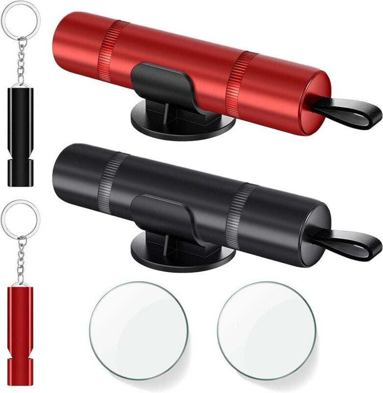 Autosicherheitshammer-Teile, Scheibenbrecher und Sicherheitsgurtschneider, 2-in-1 Sicherheitsgurtschneider und Scheibenb...