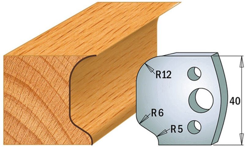 691.048 Paar Abweiser 40x4mm