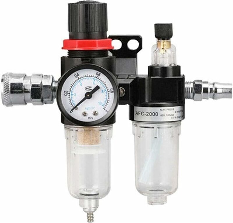 1/4"-Druckluftregler, Filter, Wasserabscheider, Öl-/Wasserschmierer, Abscheider, Reduzierstück, Druckluft-/Gaskompressor...