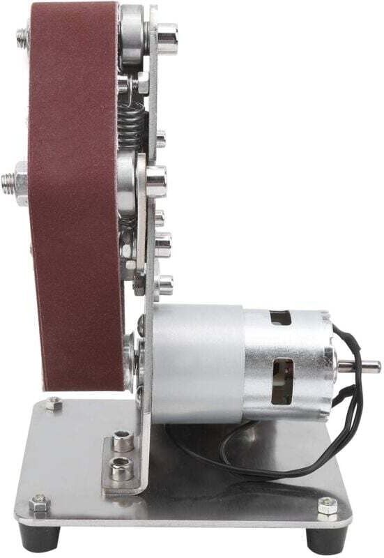 Multifunktionaler Bandschleifer, elektrischer Schleifer mit Metallbefestigung, rutschfest und staubdicht, 10 Stück Schle...