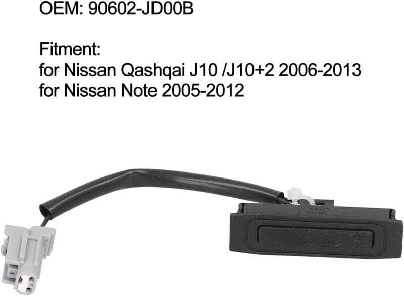 Heckklappenentriegelungsschalter, Ersatzteil für Nissan Qashqai/Note