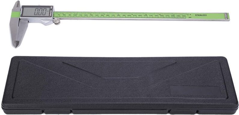 Ej.life - 300mm Digital Messschieber, hochfestes elektronisches Lineal aus Edelstahl, Genauigkeit 0,01 mm, mit LED-Displ...
