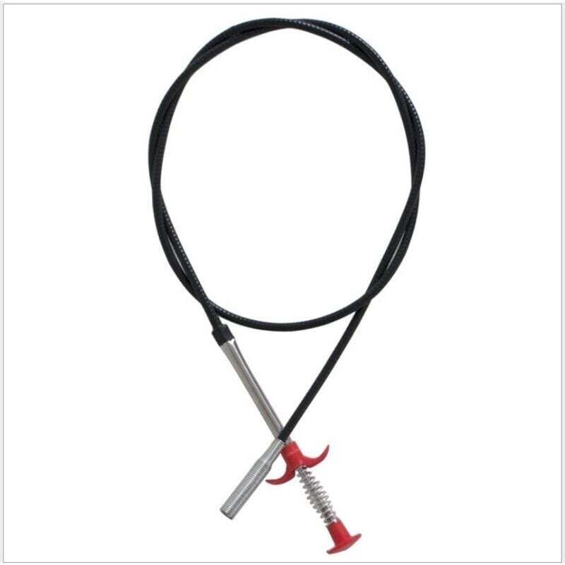 Rohrreinigungswerkzeug, 60 cm lang, multifunktionale, federbelastete Reinigungsklaue, Küchenabflussreiniger