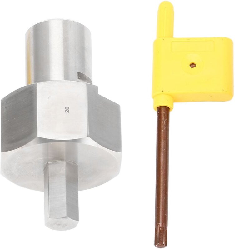 Anfaswerkzeug für Hundelöcher, Anfasreibahle aus Edelstahl mit 9-mm-Sechskantschaft, Klinge aus T10-Legierung, Entgratwe...