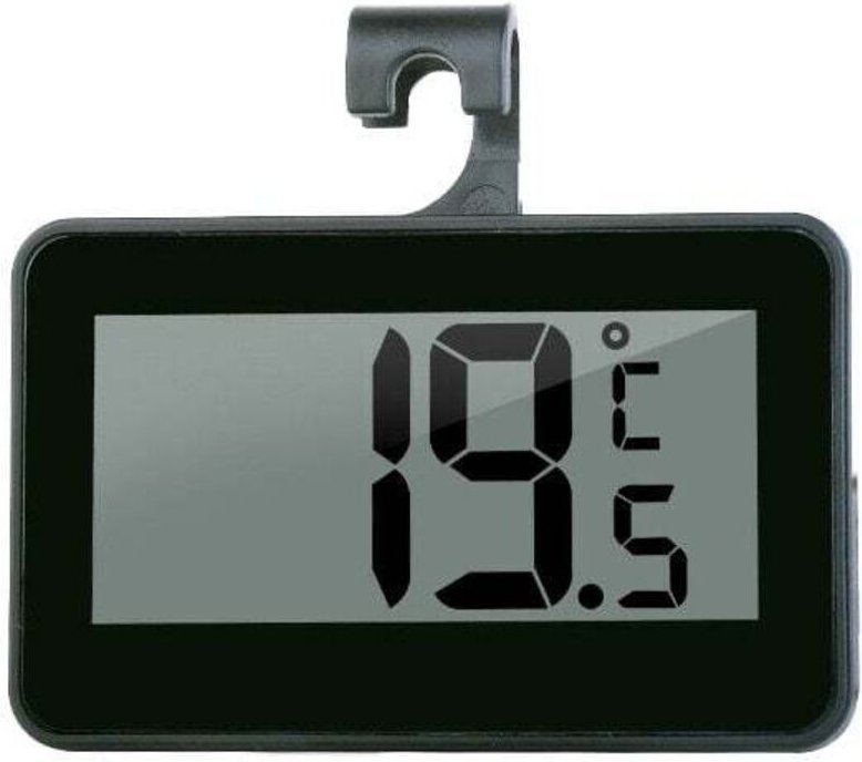 Thermomètre numérique LCD, thermomètre de refroidissement idéal, petit et maniable, noir, 626712 mm