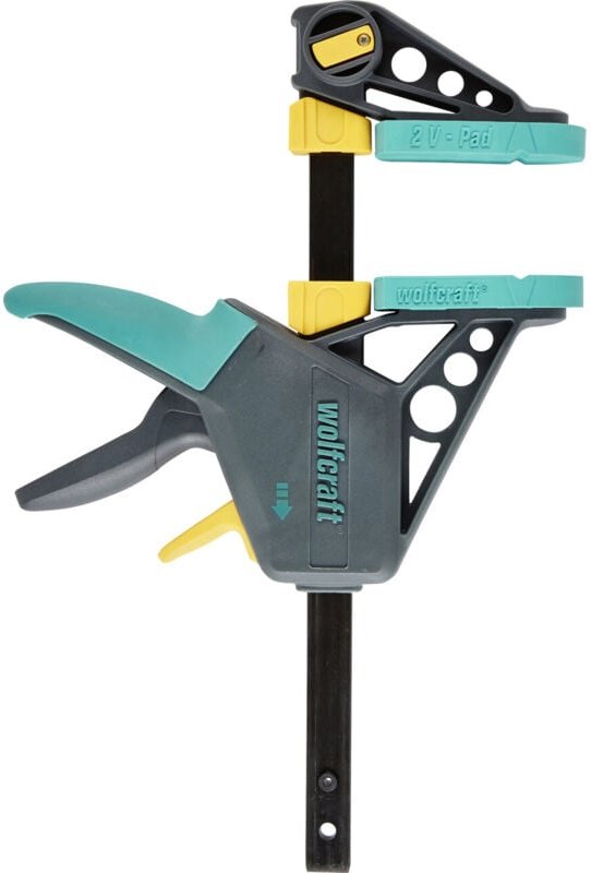 Einhandzwinge ehz Pro 100-150 150 x 100 mm Klemmzwingen - Wolfcraft