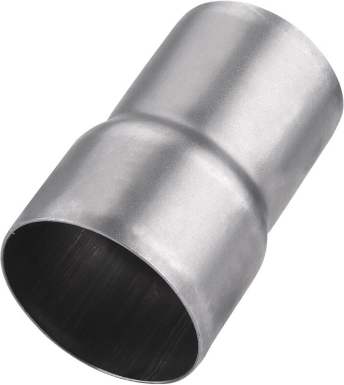 51 mm auf 60 mm Motorradauspuffrohr-Adapter Reduzierstück Schalldämpferverbinder Edelstahl