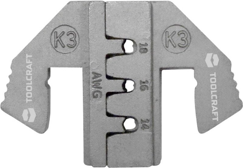 PLE-0K3 Crimp-Einsätze Geeignet für Stecker: deutsch Quetschbereich awg: 14 bis 18 awg Pas - Toolcraft