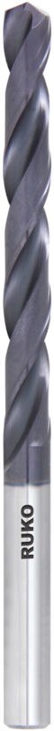 RUKO Spiralbohrer DIN 338 Typ N VHM TiAlN Ø 10,5 x 133 x 87 mm