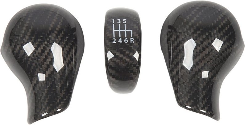 FOREHILL 3-teilige Carbonfaser-Schaltknaufabdeckung für 370Z Z34 2009-2018