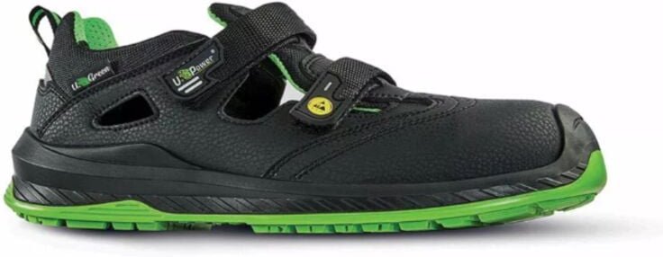 Sicherheitsschuhe niedrig BROOK UK ESD S1P SRC - Schwarz/Grün 40