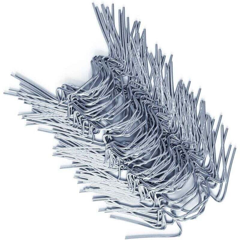50 Stück Edelstahl-Glasklammern für Gewächshäuser aus Polycarbonatplatten, Befestigungsklammern für Gewächshäuser, w--