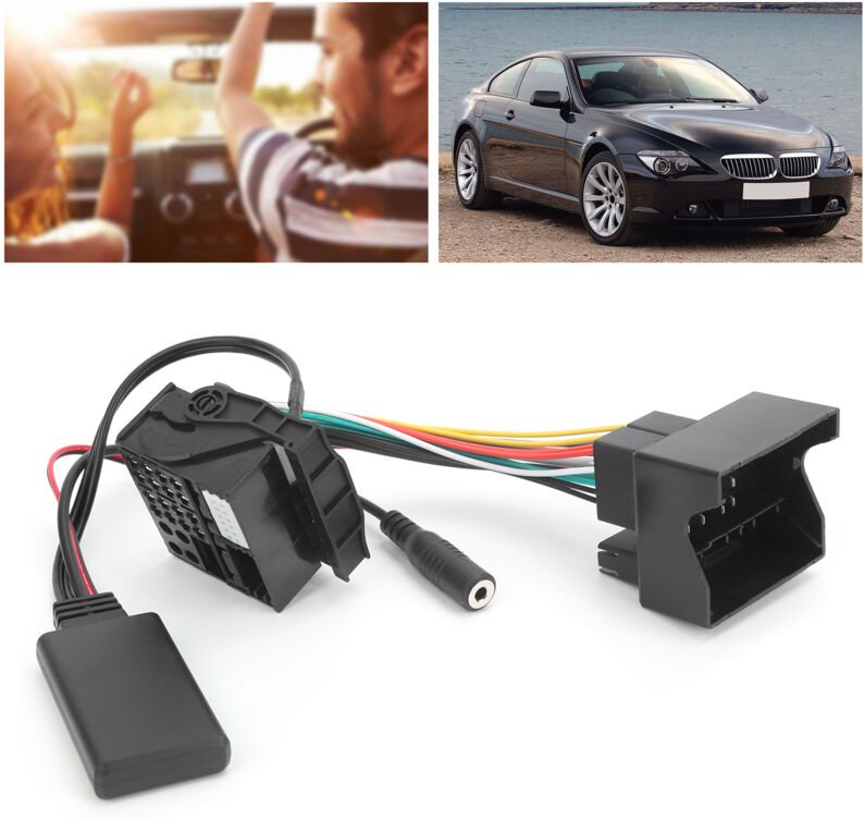 59,1 Zoll Bluetooth 5.0 AUX-Kabel-Audioadapter mit Mikrofon für E60 E63 E64 E65 E66 E87