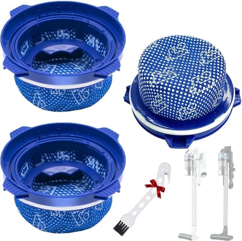 3er-Pack Ersatz-HEPA-Filter für Samsung Staubsauger Jet 90, Jet 70, Jet 70+, Jet 75, Jet 75+, Jet 60 – Leicht zu reinige...