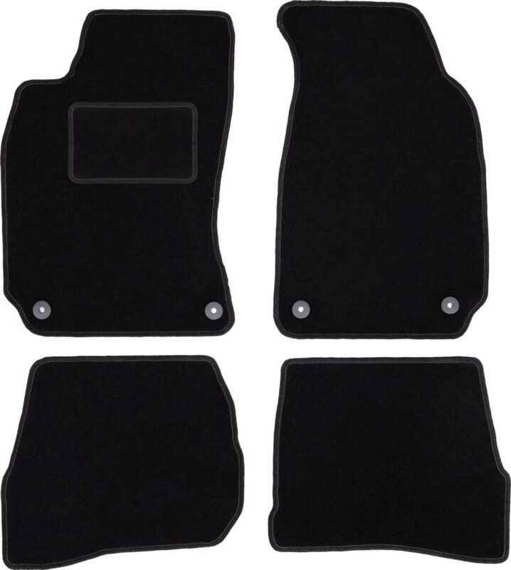 Schwarze Veloursmatten: Volkswagen Passat B5 FL Limousine, Kombi, Variant (2000-2005)