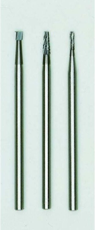 Proxxon - Fräsersatz hm 3-tlg. Zylinder, Kegel, Walze, für Stahl, Kunststoff usw.