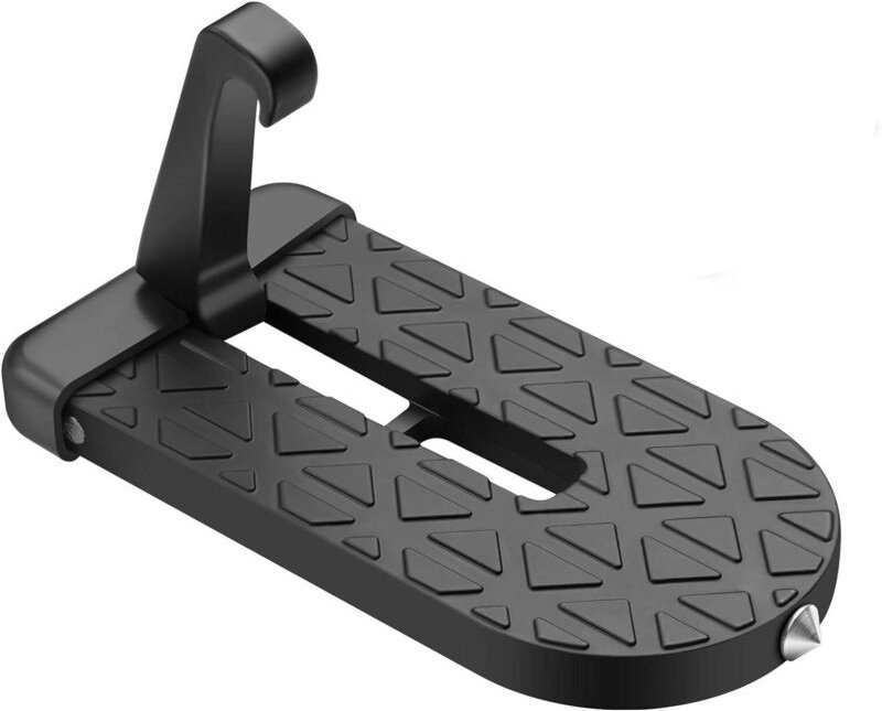 Einstiegshilfe für Autotüren, U-förmige Trittstufe mit Sicherheitshammer (Maximale Belastung 250 kg)
