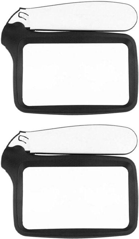 Set mit 2 hochauflösenden, faltbaren Acryl-Vergrößerungsgläsern für Senioren zum Zeitunglesen