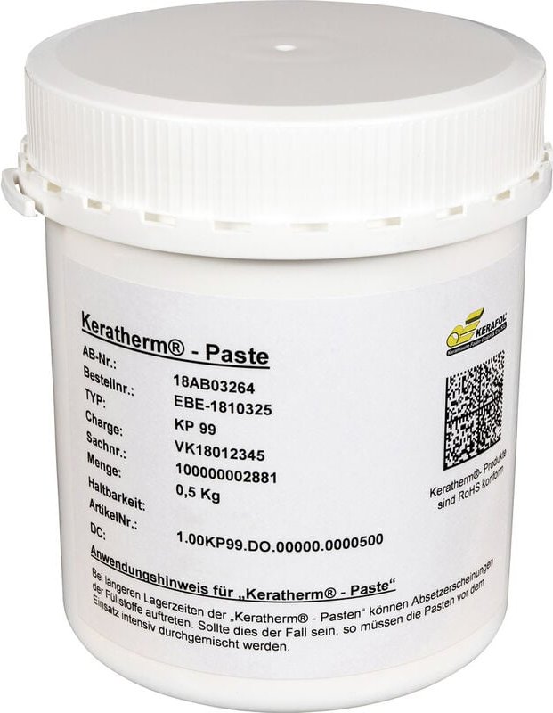 Kerafol - keratherm KP99 500 g Wärmeleitpaste 9.2 W/mK 500 g Temperatur (max.): +200 °c